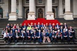 5000 Poppies meets Vic Parliament